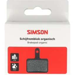 Simson schijfremblok organisch Shimano/Tektro (8711646935879)