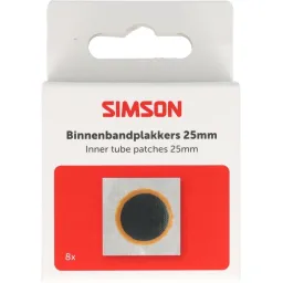 Simson binnenbandpleisters 25mm (8) (8711646934582)