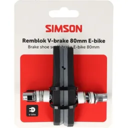 Simson remblok V-brake 80mm E-bike (8711646934780)