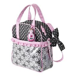 Basil Tas bas jasmin baboushka shopper grijs/roze 10l (8715019174513)