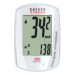 Cateye Computer cat strada rd400dw 2xdl wit (4990173020935)