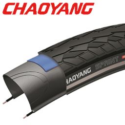 Chaoyang 28x1.75 Big City naturel RS met 1.5mm Kevlar-Floc (6938112691998)