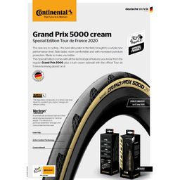 Continental Bub 28x11/16 co 25-622 grand prix 5000 tdf zw/be v (4019238050028)