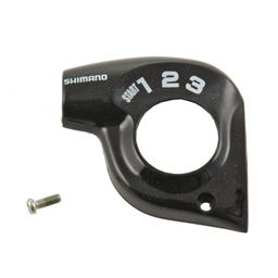 Shimano Gripd sh nexus afdekkap 3v nummer zwart (4524667201205)