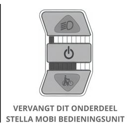 Stella POD Mobi 3 Buttons B01 Black – LIN versie (54988)