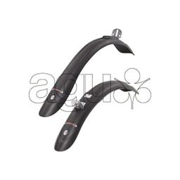 Spatbordset 26/28 Sks beavertail pvc zw (4002556168025)