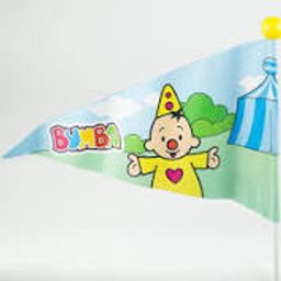 Studio 100 Bumba Fietsvlag wit/geel (8712864734459)