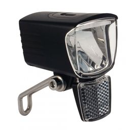 UNION LED koplamp Extreme 80lux naafdynomo, met Duits keurmerk, zwart, UN-4205, met schakelaar (8590966520053)