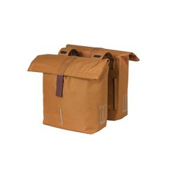 Basil City dubbele fietstas UBS 28-32L camel bruin 18073 (8715019180736)
