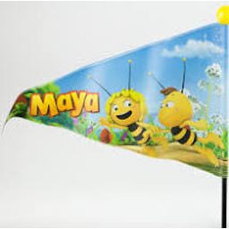 Studio 100 Maya Fietsvlag zwart/geel (8712864734428)