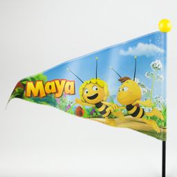 Studio 100 Maya Fietsvlag zwart/geel (8712864734428)