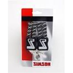 Simson snelbinder extra lang zwart/wit (8711646133572)