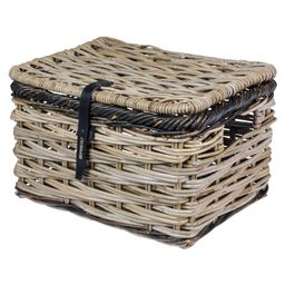 Basil Mand bas rotan dijon l v m/deksel gry/zw (8715019130847)