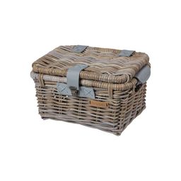 Basil mand riet Denton S + deksel grey (8715019130625)