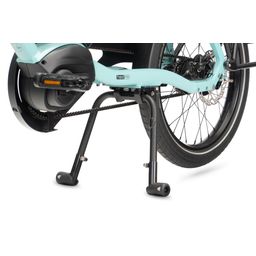 TERN tweebeenstandaard HSD DuoStand 20, staal, zwart Voor transtportfietsen, tot 80kg (0812741028911)