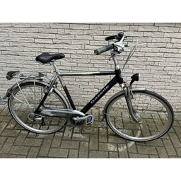 GAZELLE Medeo Pure Heren Sparrow Grey/Briljant Black 57cm 2014
