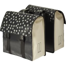 Basil dubb tas Urban load zw/wt (8715019177392)