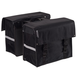 Bagoo dubbele fietstas Bisonyl zwart inhoud 58L (8718347838690)