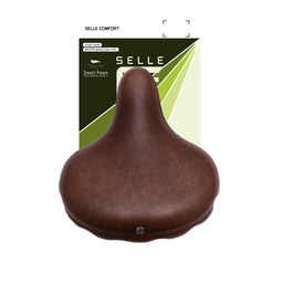 Selle Comfort Zadel Retro XL Bruin. Met smart foam (8719992358397)