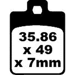 Remblokken Ebc fa-260 zip/run/lx/s (5050953007347)
