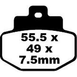 Remblokken Ebc fa-321 gts achter (5050953007385)