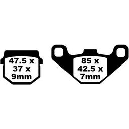 Remblokken Newfren fd0085 peugeot heng tong (8025832329510)