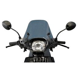 Piaggio Windscherm zip laag smoke compleet (672481)