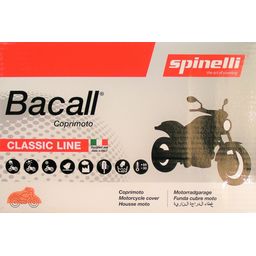 Spinelli Hoes scooter/bromfiets grijs met hoog windscherm (8717688243415)