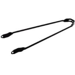 Merkloos Spatd stang 28 zwart pad 6mm klein gat (8716637010443)