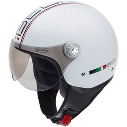 Helm Beon b100e design glans-wit maat s 55-56 (2181006052182)