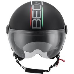 Helm Beon b120 italian lifestyle mat-zwart maat m 57-58 (2181006051901)