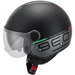 Helm Beon b120 italian lifestyle mat-zwart maat m 57-58 (2181006051901)