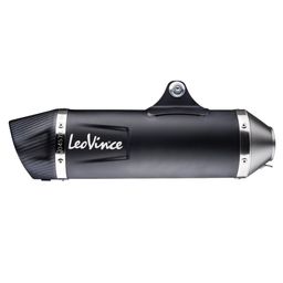 Uitlaat leovince Piaggio mp3 400 / 500 slip on black (8051122153428)