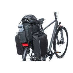 Tas Basil miles tarpaulin bagagedragertas 9-36l. zwart / orange (8715019182969)
