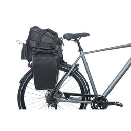 Tas Basil miles tarpaulin bagagedragertas 9-36l. zwart / orange (8715019182969)