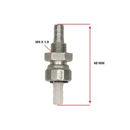 O.m.g. Benzinekraan universeel 6mm tussen de leiding (8715705043154)