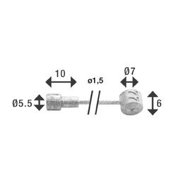 Binnenkabel Elvedes tandem peer/ton (8716706014457)