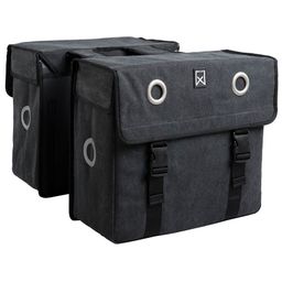 Willex Canvas Dubbele Tas Zwart Zwart (5425023134047)
