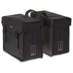 Basil kavan dubbele tas zwart 65l canvas xl (8715019175770)