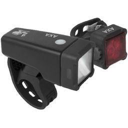 Verlichtingsset Axa nitel ine t4-r accu usb zw vp (8713249258737)