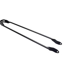 Unbranded Spatbordstang 28 pad bevestiging 6mm mat zwart (8716637018616)