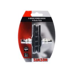 V-brake remschoenen Simson 72 mm Shimano compatible 2 stuks (8711646202049)