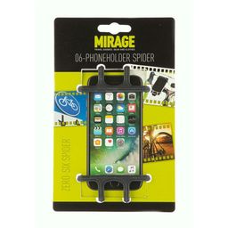 Mirage telefoonhouder Zero-Six Spider siliconen zw (8718836206368)