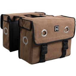 Willex Canvas Dubbele Tas Bruin Bruin (5425023133989)
