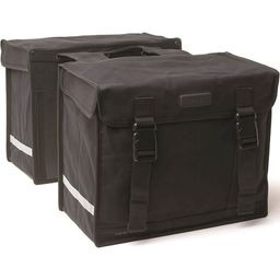 New Looxs fietstas dubbel 31 canvas zwart 66L (8714827014509)