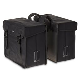 Basil kavan dubbele tas zwart 65l canvas xl (8715019175770)