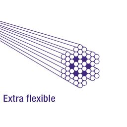 Elvedes bnkabel a 2 nipp 3mtr RVS 641227 (8716706003949)