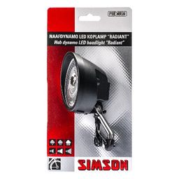 Simson koplamp voor radiant led dynamo voorvork 7 (8711646230172)