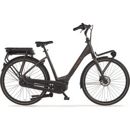 CORTINA E-Common Family Dames Black Gold Matt 57cm 2025 (8719461046046)