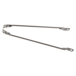 Merkloos Spatbordstang 28sp grijs hb p/stuk zilver (8716637003186)